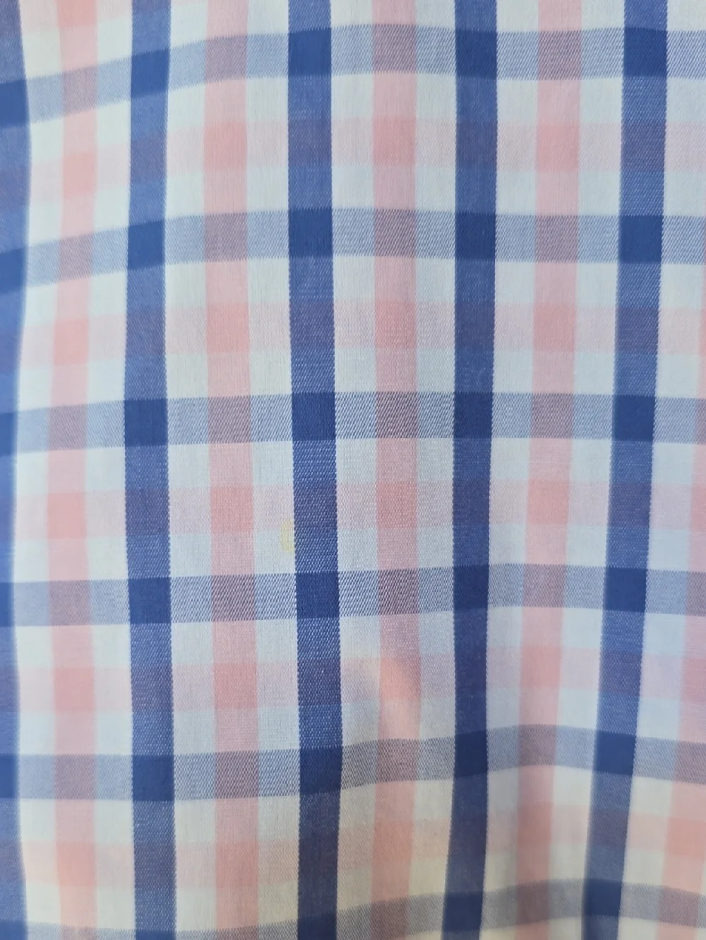 J.Crew No Iron Button Down Pink Blue Plaid Small